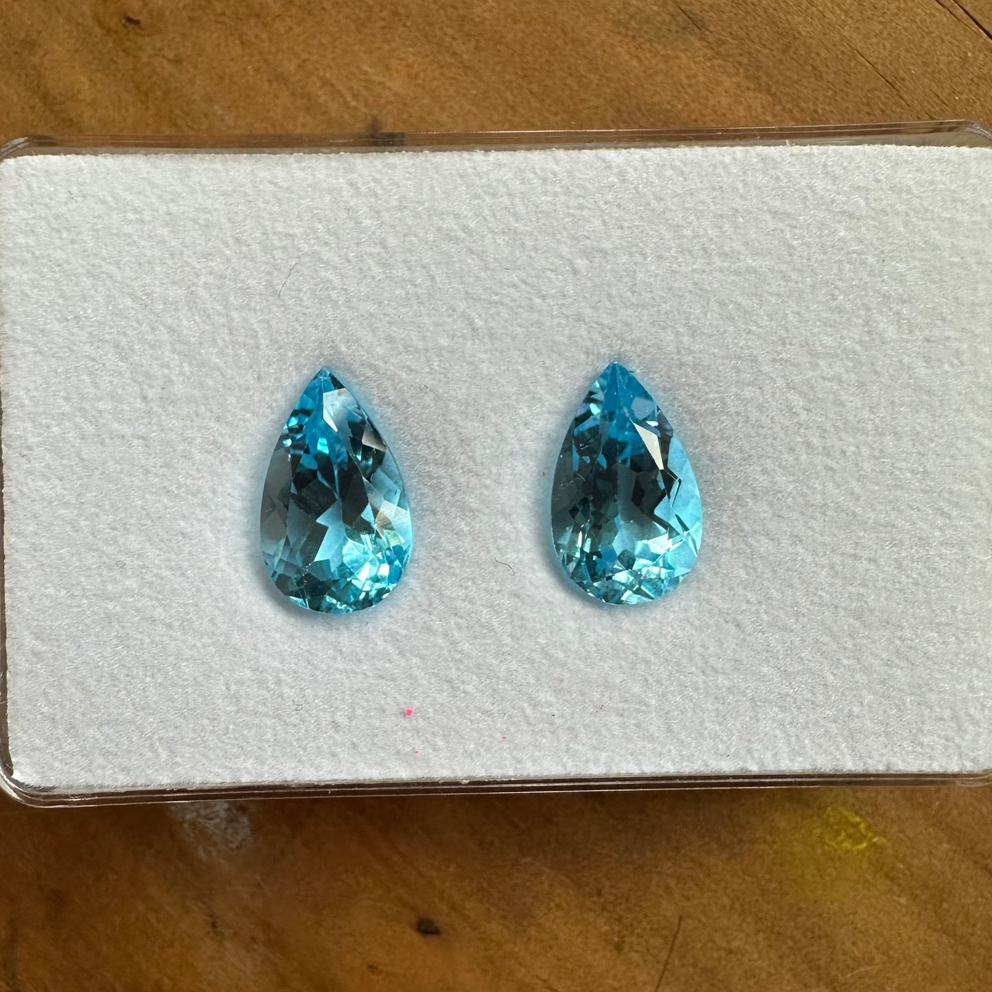 WIN! Pair of Blue Topaz