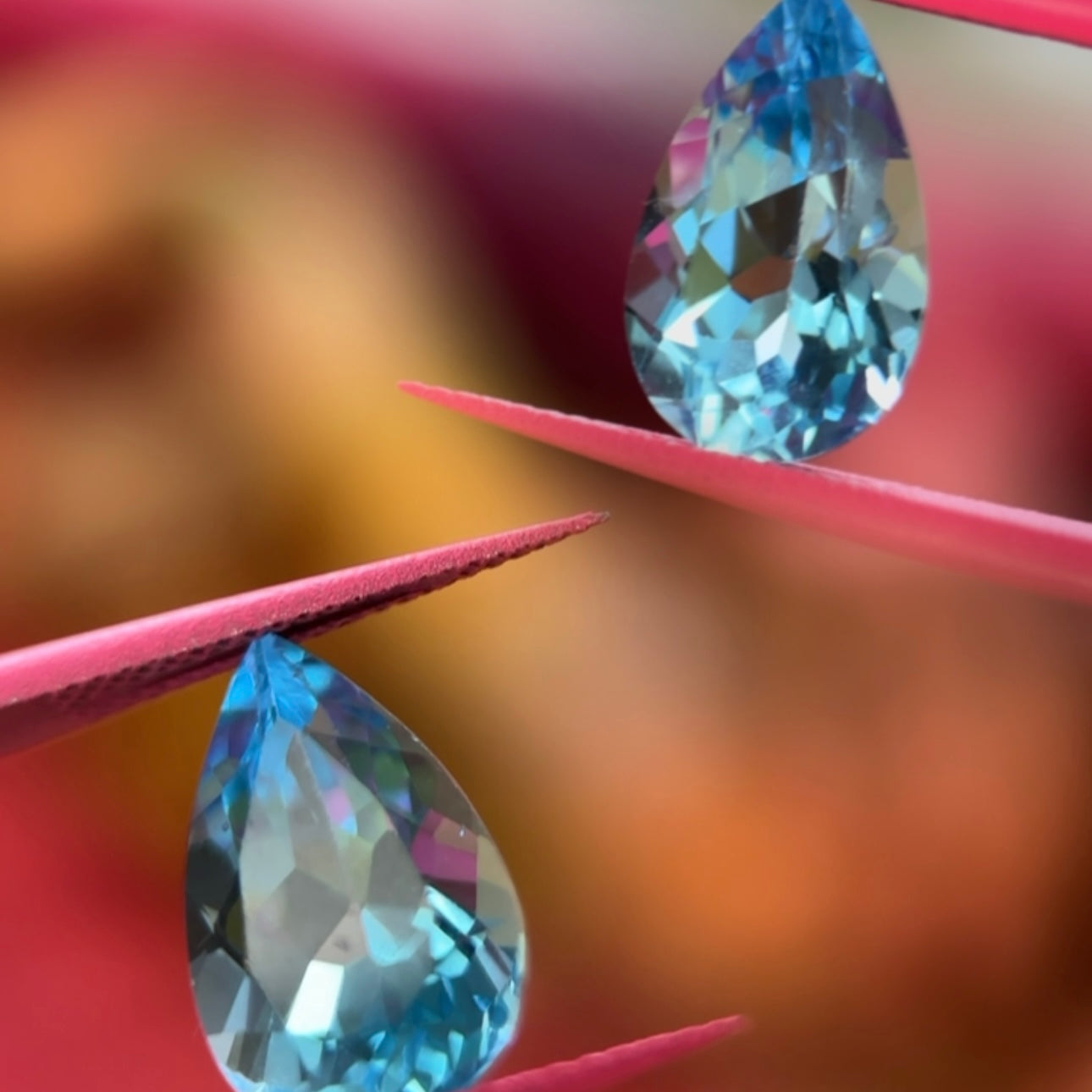 WIN! Pair of Blue Topaz