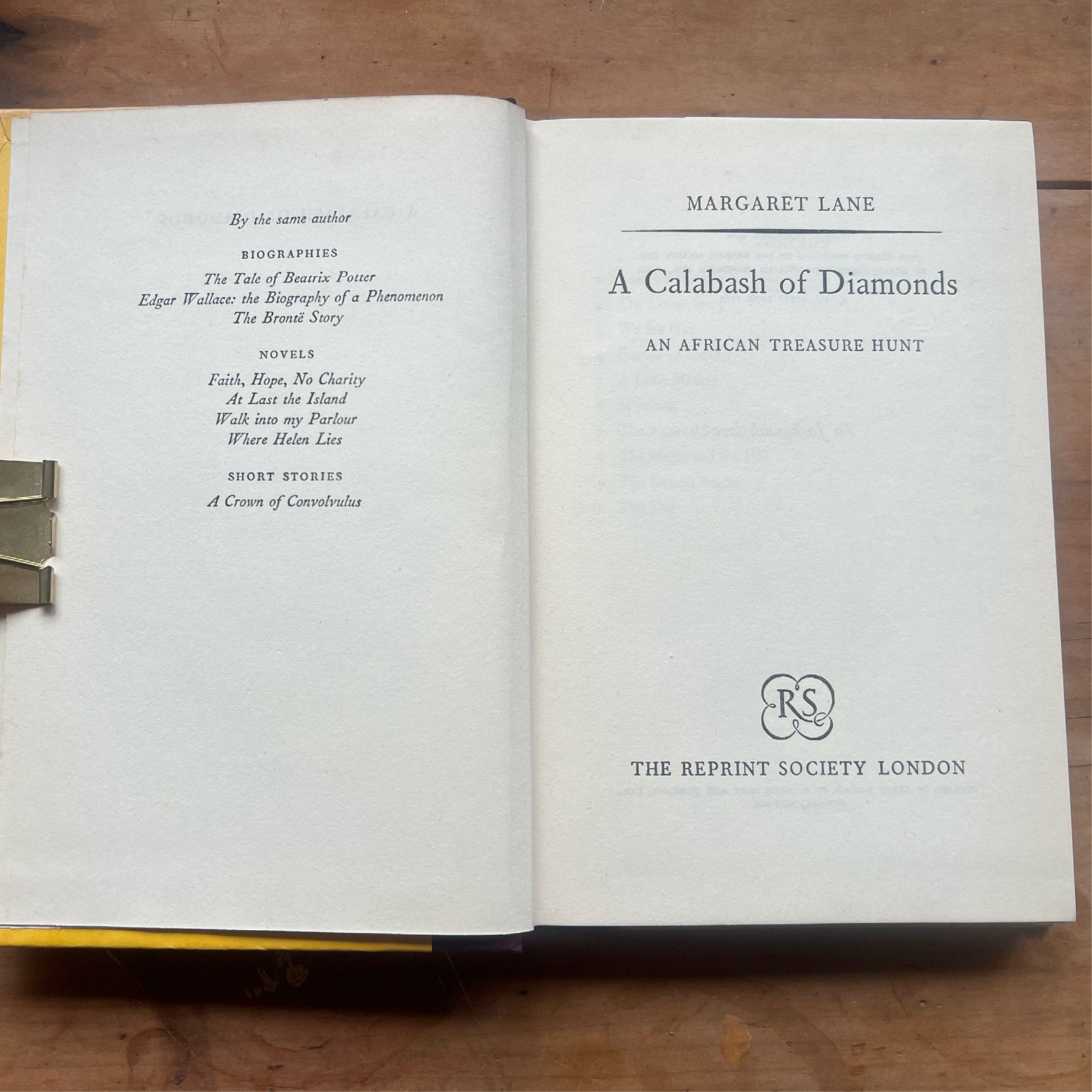 A Calabash of Diamonds - Margaret Lane